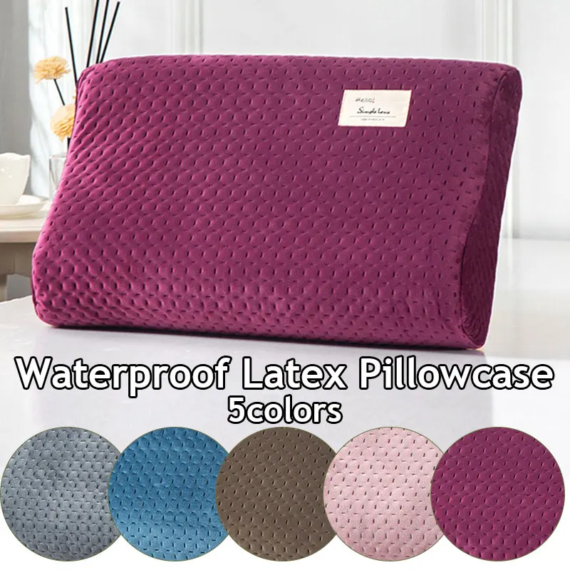 

50*30cm/60*40cmCotton Pillowcase Memory Foam Bed Orthopedic Latex Pillow Cover Sleeping Pillow Protector Pillowslip Bedding Set