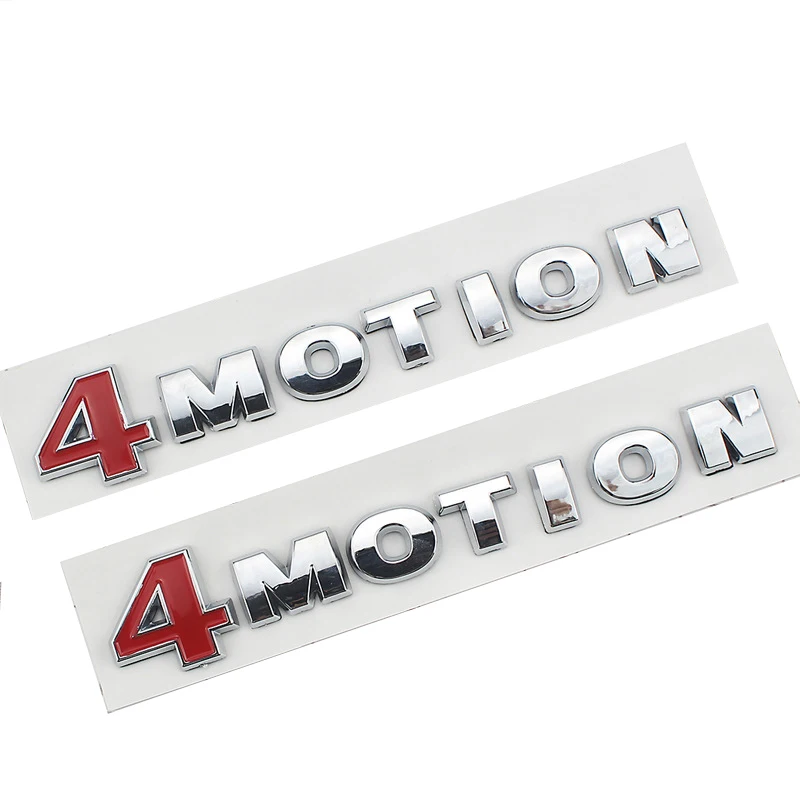 3D Abs 4 Motion Logo 4 Motion Emblem Letters Car Badge Per Vw Passat B6 Polo Tiguan Touareg Golf Mk4 4 Motion Badge Accessori