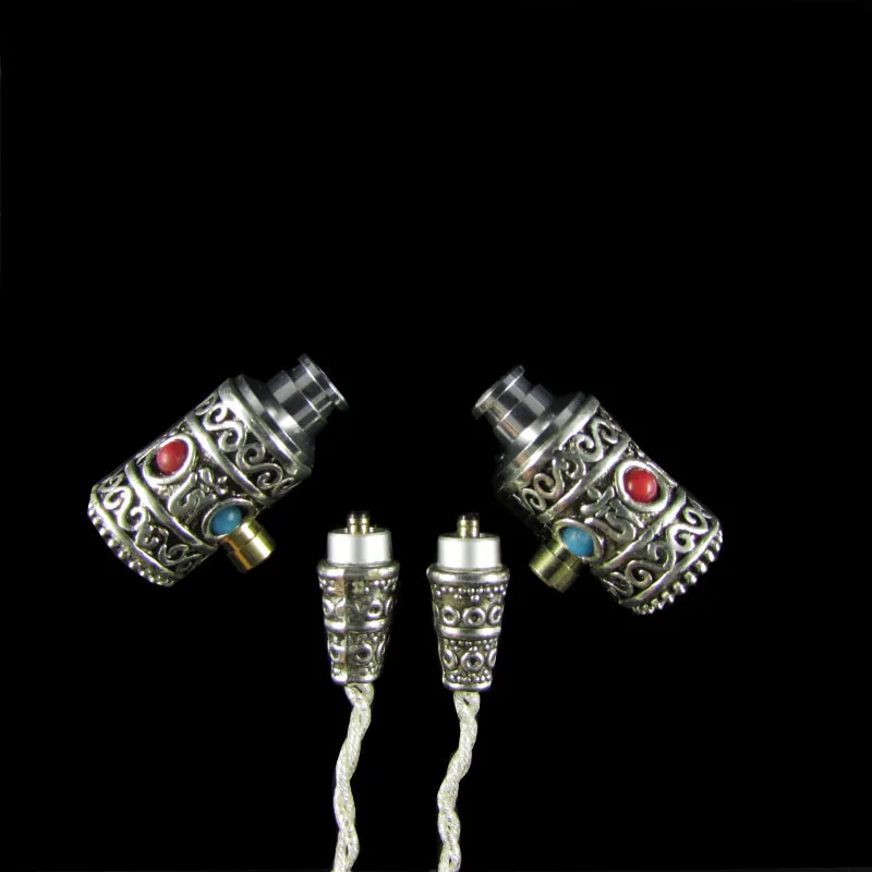 

W8 DIY DD Dynamic Headset Folk-custom Replaceable Hifi In Ear Earphones Stereo Bass Sport Removable Replaceable Noble Headphone