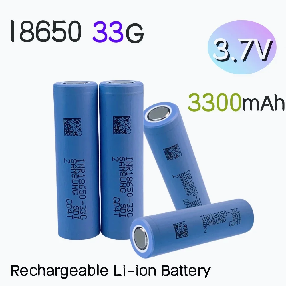 

3.7V 18650 33G 3400 mAh Li-ion rechargeable battery For Our 18650 Toy Tool Flashlight Battery