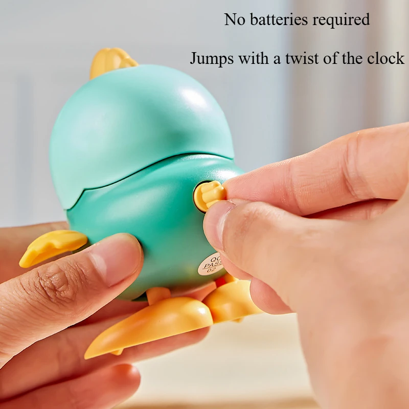 Children's Cartoon Clockwork Toys Wind-up Jumping Chick Baby Educational Toy Wind Up Toys Kids Girls Boys