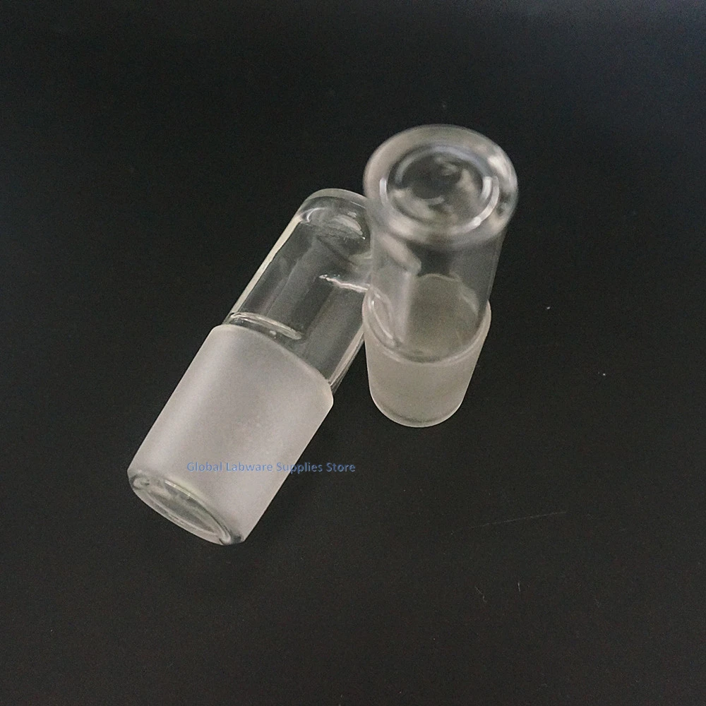 Lab Bottle Stopper 1pcs Glass stopper Glass hollow plug Joint 14# 19# 24# 29# 34# Grinding flat plug Hollow plunger