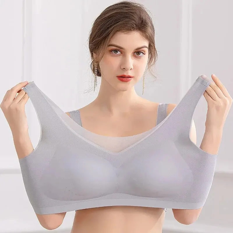 Seamless Bra Plus Size 4XL Women Underwear Sexy Wireless Breathable Push Up Bralette With Pads