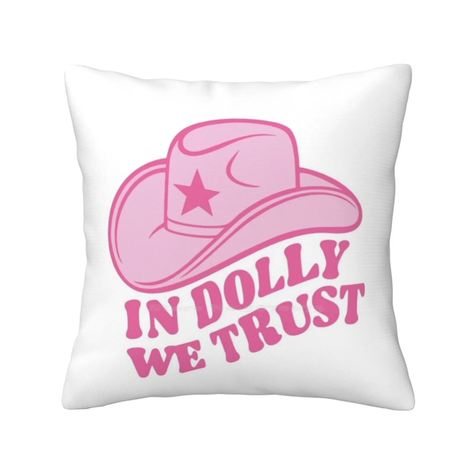 

Наволочка Dolly Parton с изображением музыкальной шапки, ковбойская наволочка розового и желтого цветов в эстетике ковбоя, кантри, что бы Долли делал певец, музыка