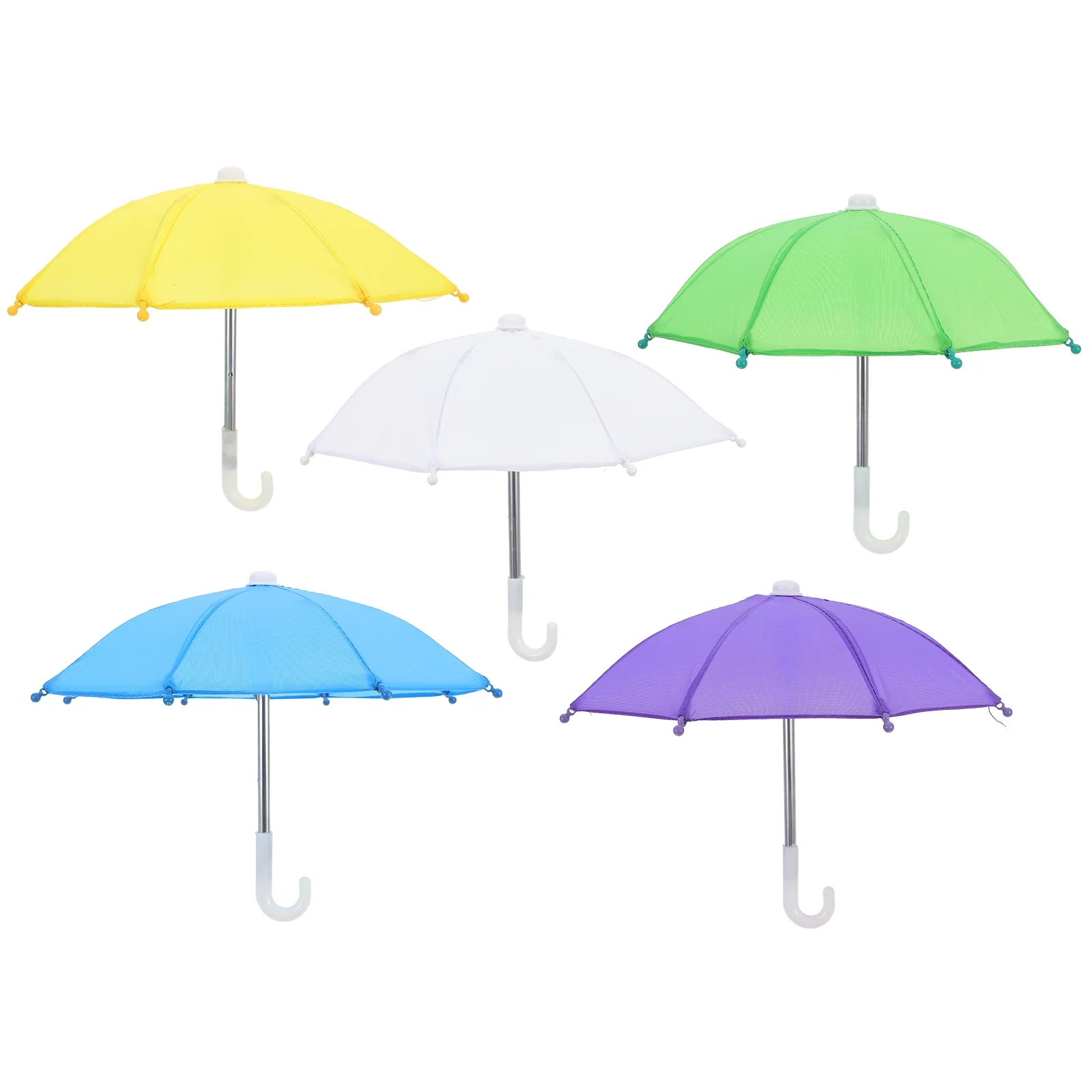 

5 Pcs Children's Mini Toy Umbrella House Rain Kids Toys Small Baby Miniature Model Pretend Play