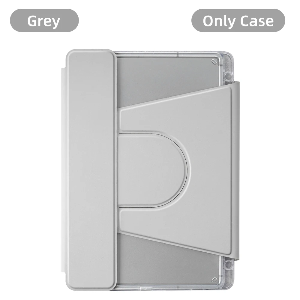 360° Rotation Detachable Magnetic Acrylic Tablet Keyboard Case
