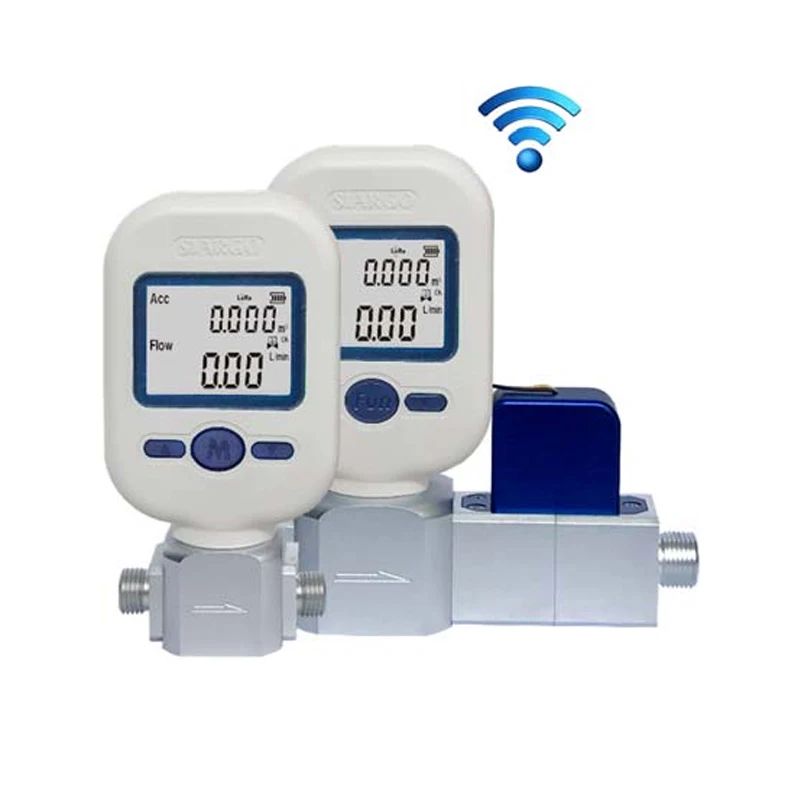 MF5712 0~150SLPM Portable Digital Air Mass Flow Meter Valve Control Version