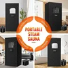 Portable Steam Sauna for Home Spa Sauna Tent Sauna Box with 1600W 4L Steamer Remote Control Height 180CM 6