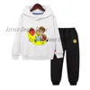 Merch A4 "LAVA LAVA" А4 Kids Hoodies Pants Suit Влад a4 Бумага boy girl Pullover Sweatshirts two-piece Autumn Baby boy clothes 2