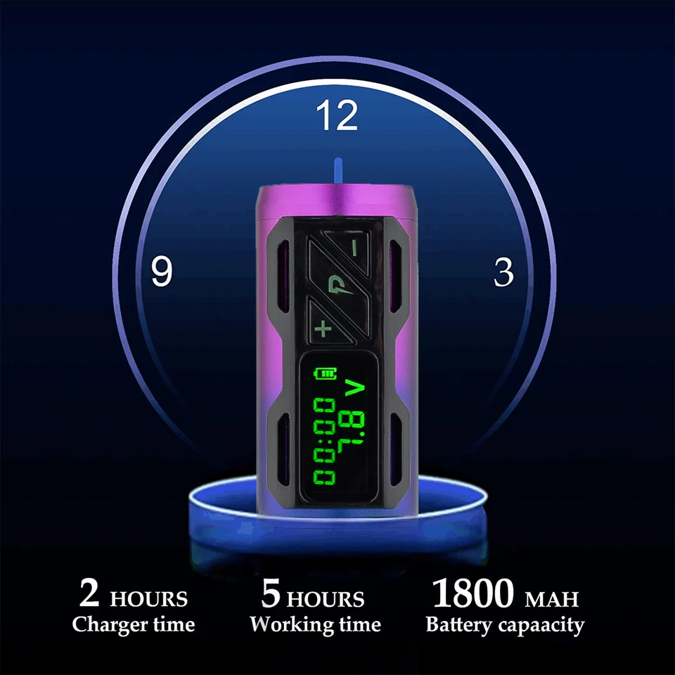 Ez p2s-ワイヤレスタトゥーペン,3.5〜4.0mm,使い捨て,ポータブル