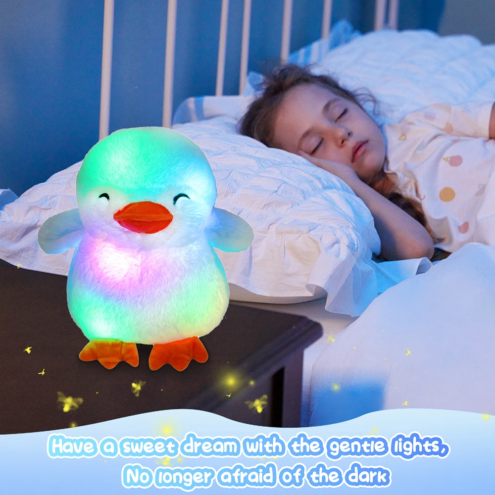 Plush Toy 30cm Musical Light-up Penguin