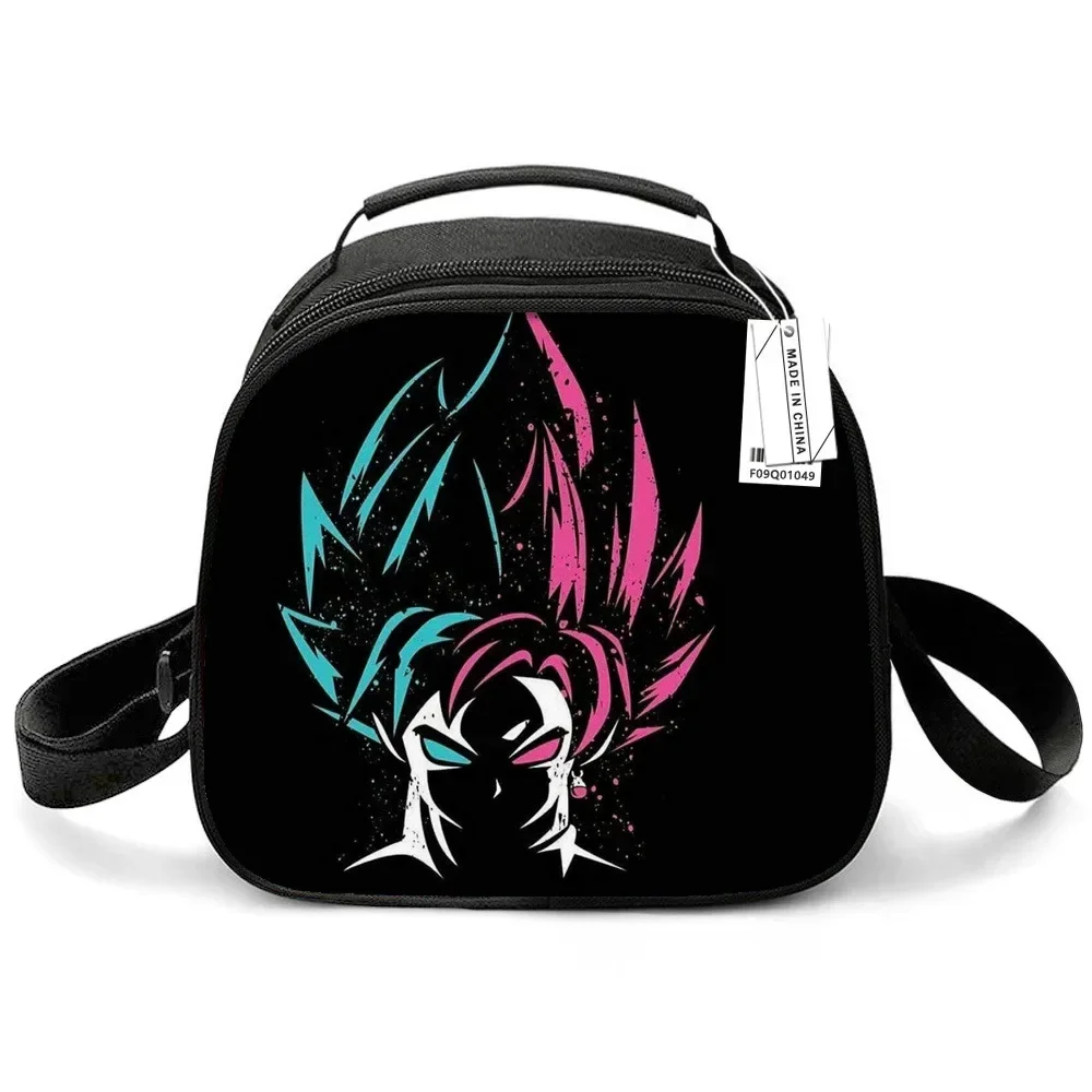 Dragon Ball Polyester Children's LunchBag Primary School Lunch BoxBag Ice Bag Cartoon One Shoulder Portable MealBag