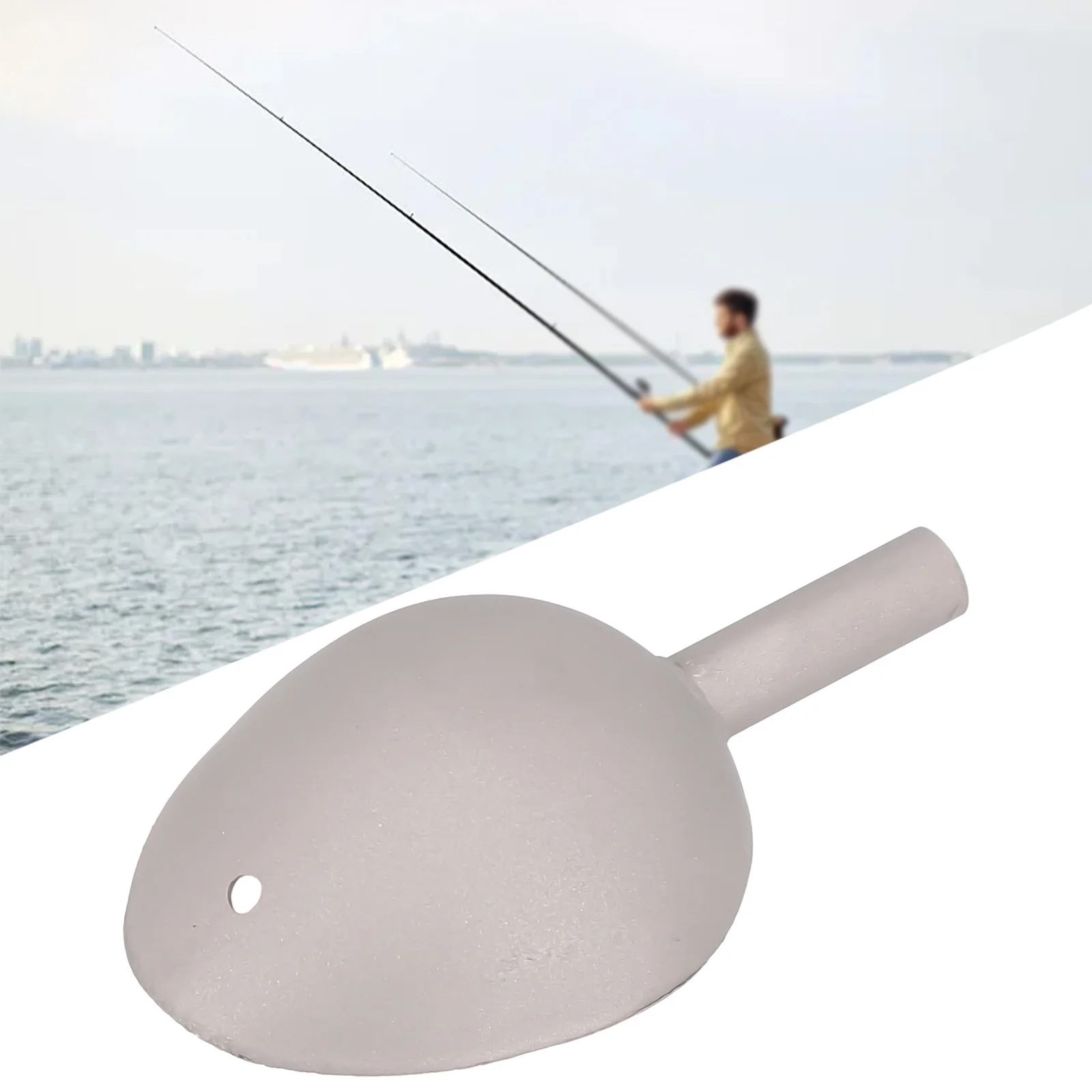 

Nest Baiting Throwing Spoon Non-stick 1 Pcs Fishing Feeder Fishing Tool Titanium Alloy Bait Scoop Baiting Spoon