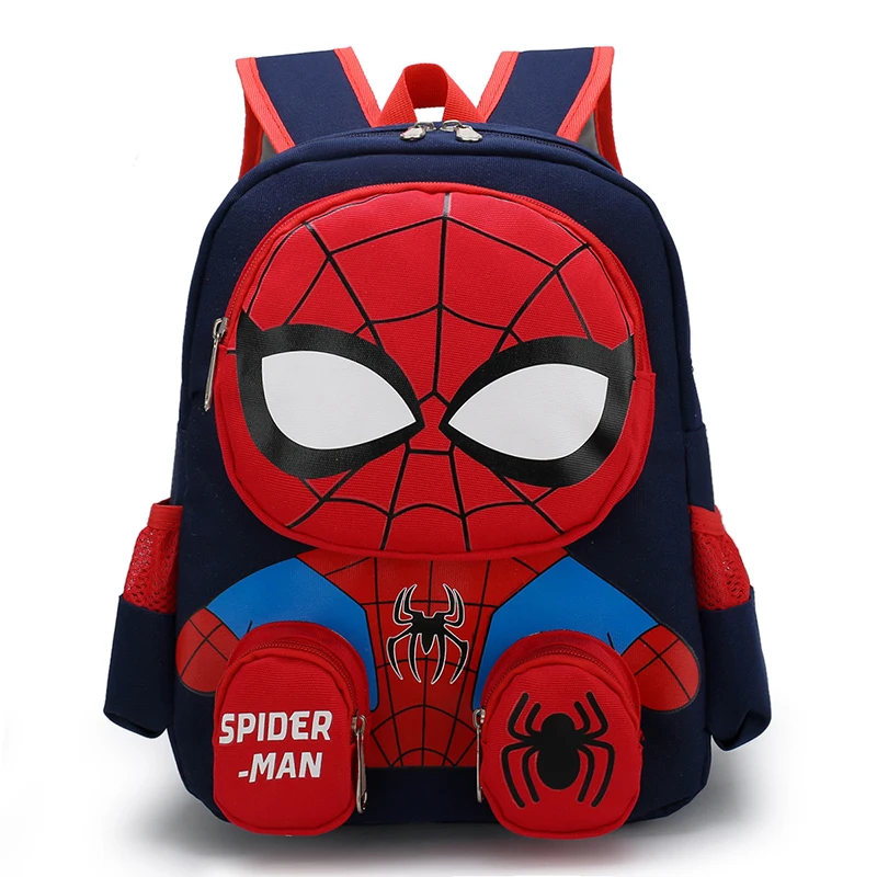 Herocross Spiderman Backpacks Super Heroes Student School Bag Cartoon 3d Stereo Kindergarten Backpack Children's Travel Bag Gift 5