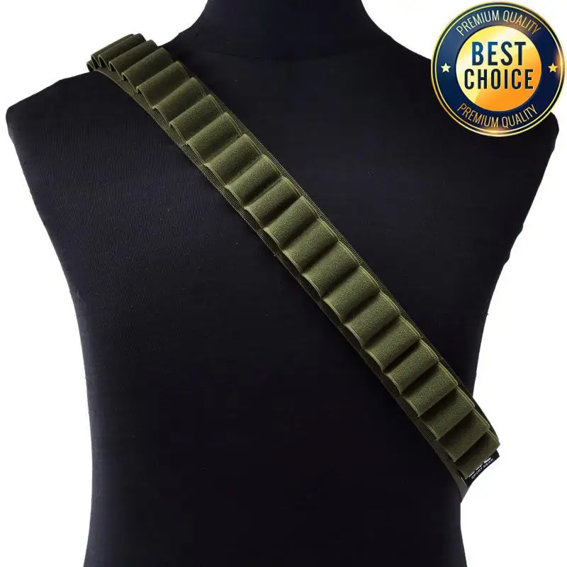 Nylon Tactical Shotgun Shell Storage Belt for Hunting