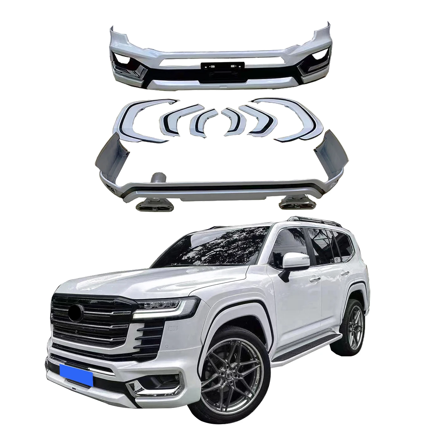 

Комплект кузова автомобиля LC300, бампер для Land Cruiser, автомобильные аксессуары, комплект обновления кузова LC300, автомобильный бампер LC300, комплект кузова