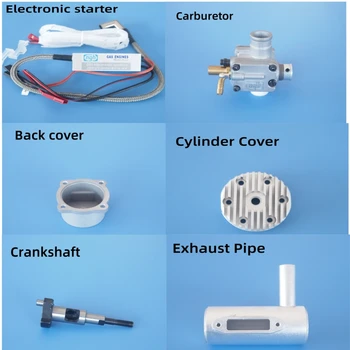 NGH Modello Originale Motore Aereo GT9 pro Parti di Ricambio Avviamento Elettrico Carburatore Albero Motore Coperture Tubo Di Scarico Cambio