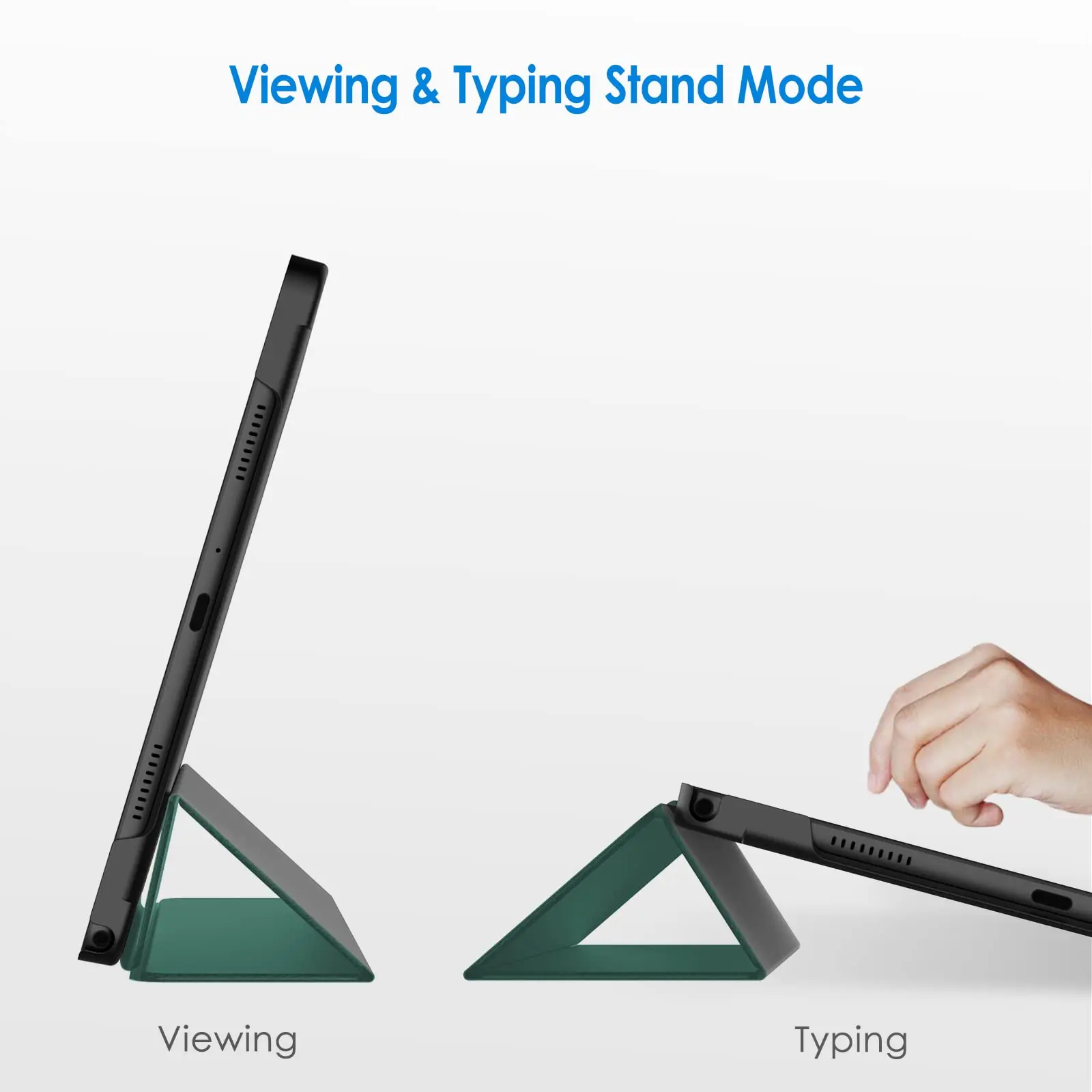 Magnetic Tri-Fold Stand Protective Tablet Case, 10.4 Inch, 2022 Edition