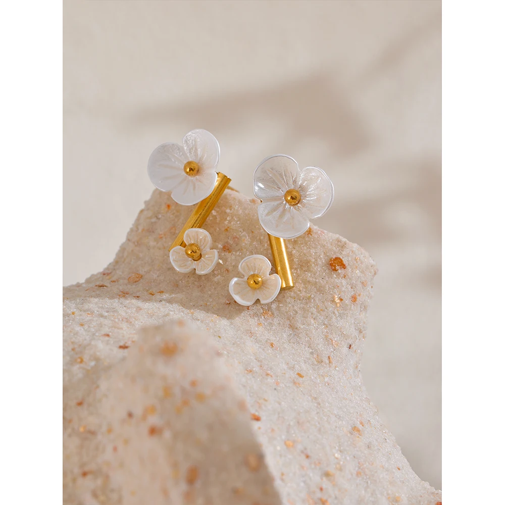 Yhpup Stud Earrings Stainless Steel