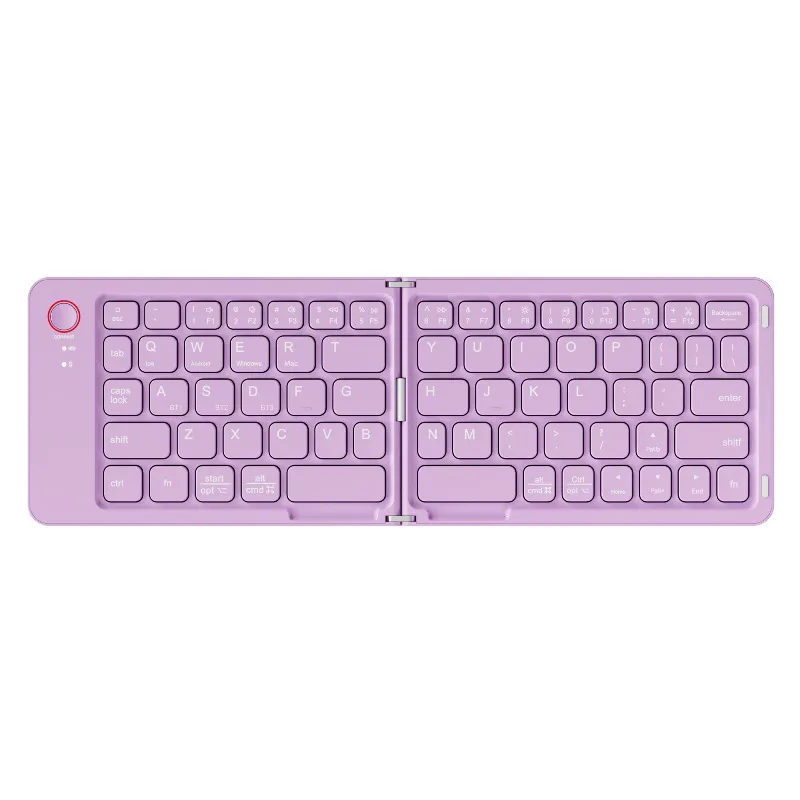 Clavier Bluetooth portable et pliable – Clavier sans fil compact pour Windows, Android, iOS, ordinateurs portables et tablettes_voghion.com