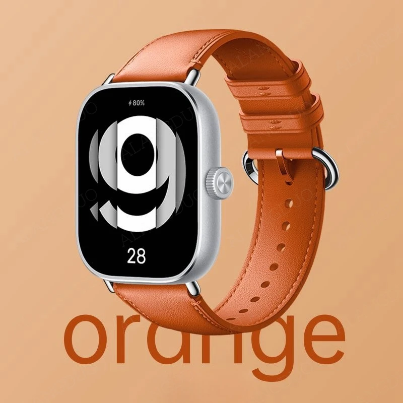 Redmi Watch 4 가죽 스트랩 공식 손목 밴드 컬러 Smartwatch 액세서리 Redmi watch4 통기성 팔찌