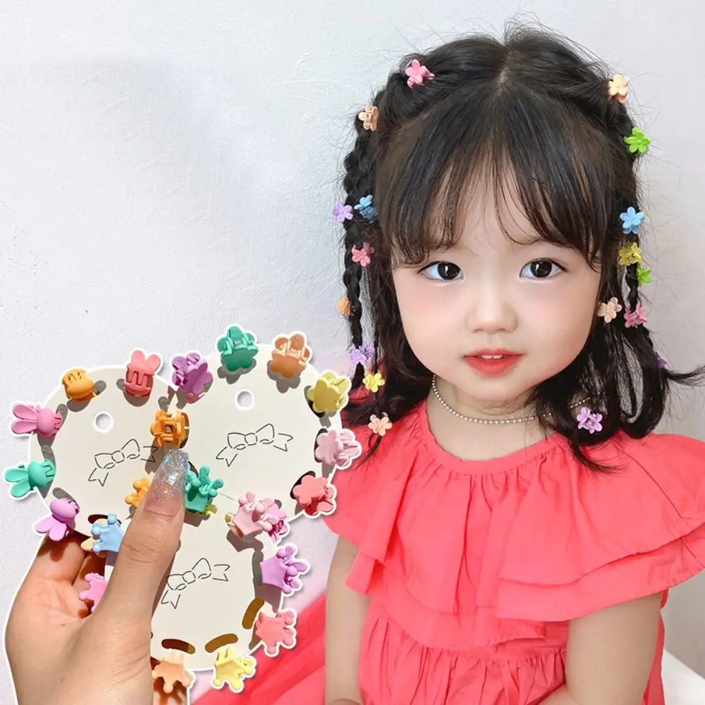 

Flower Mini Small Hair Claws Headwear Headdress Colorful Bang Clip Hair Accessories Hairpins Hair Clips Girls