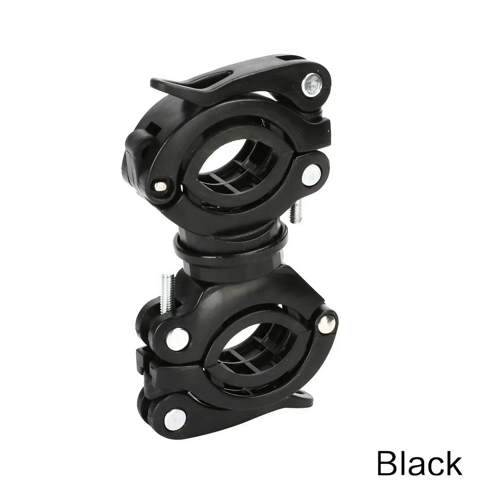 Description Picture 5 of item360 Rotating Bike Flashlight Clip Bicycle Light Holder Mount Bracket for Cycling Accessories Bike Parts Quick Release Fixing