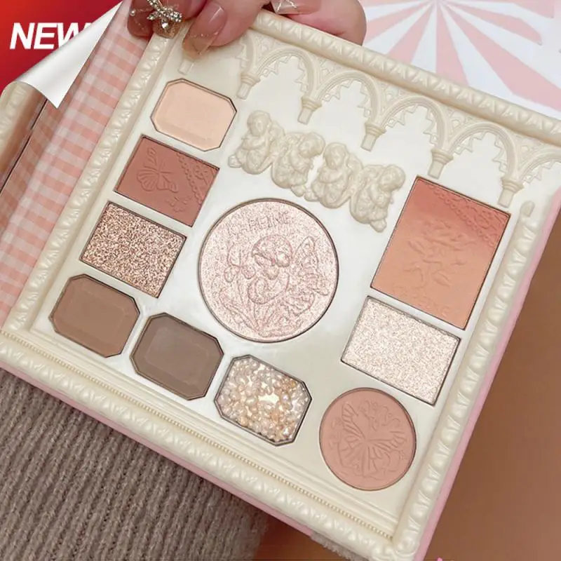 Highlights Palette Di Ombretti Matte Polarized Flash Film Eye Shadow Plate Make-Up Eyeshadow One-Piece Disc Repair Relief