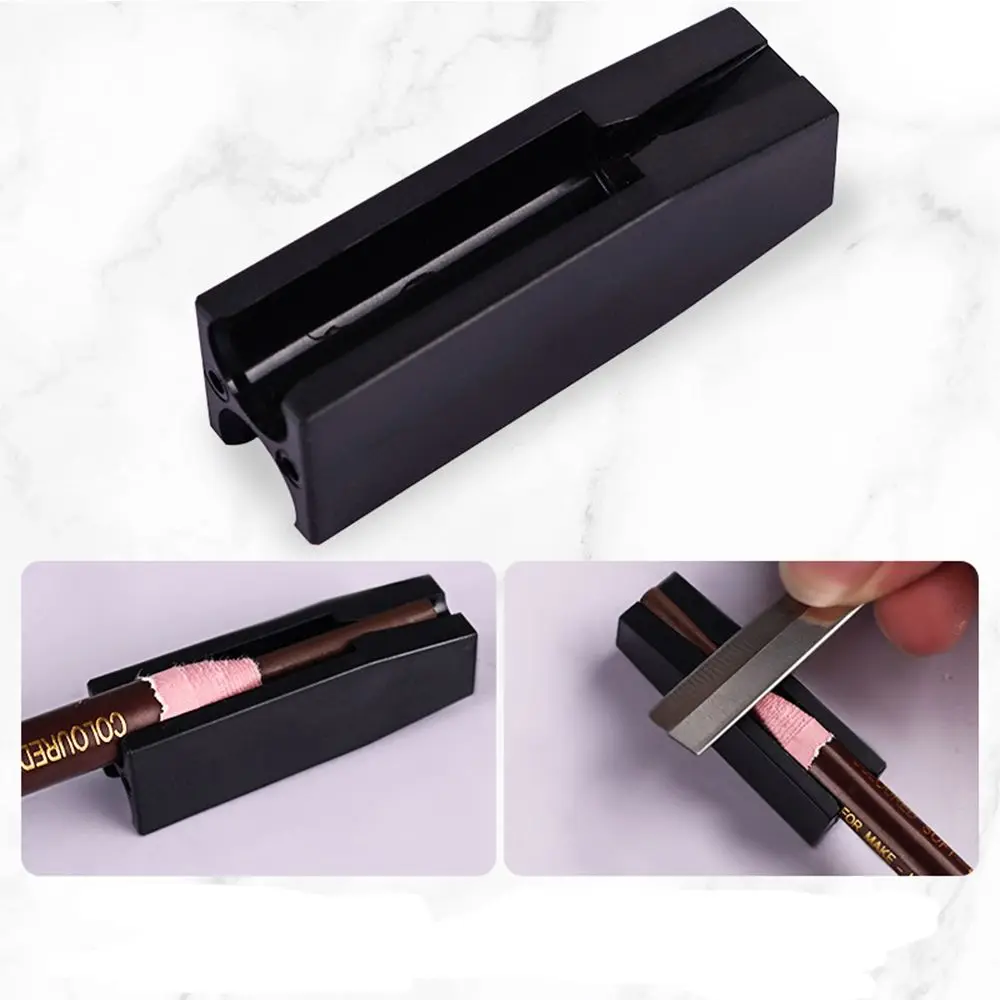 

Black Waterproof Sharpener Permanent Microblading Pencil Tip Thin Sharpening Eyebrow Pencil Sharpener