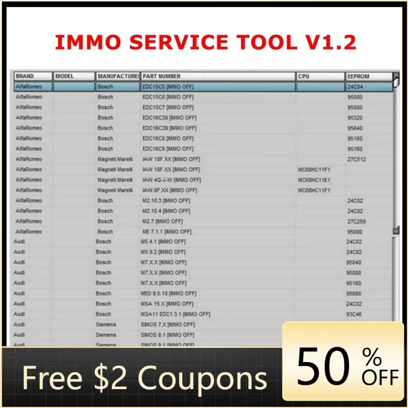 2024 Vendita Calda Immo Service Tool V1.2 Edc 17 Immo Service Tool V1.2 Pin Code E Immo Off Funziona Senza Registrazione