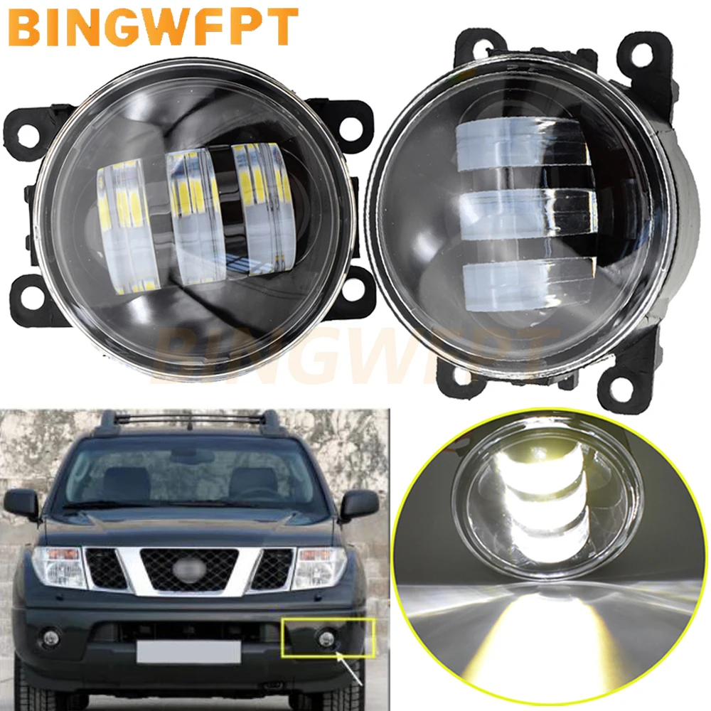 1 Paio Car Styling Per Nissan Navara D40 2004-2015 Per Nissan Leaf 2011-2015 Led Fendinebbia Anteriore Fendinebbia Super Bright