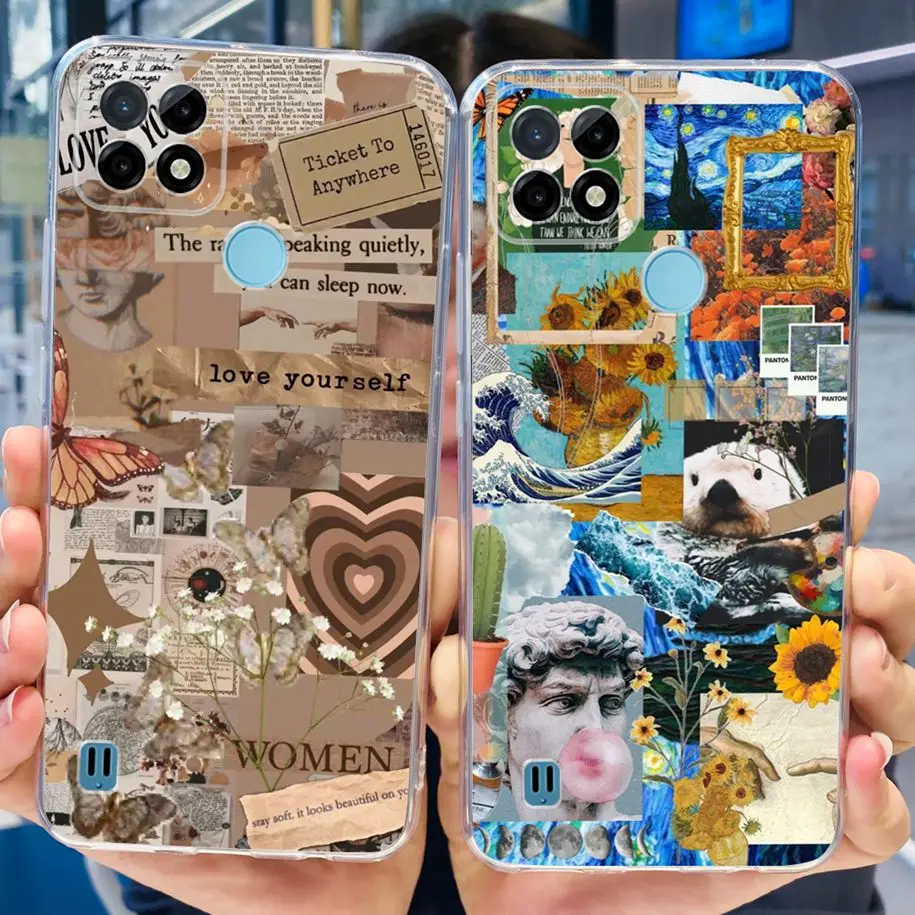 Vibrant Printed Soft Back Shockproof Phone Cover