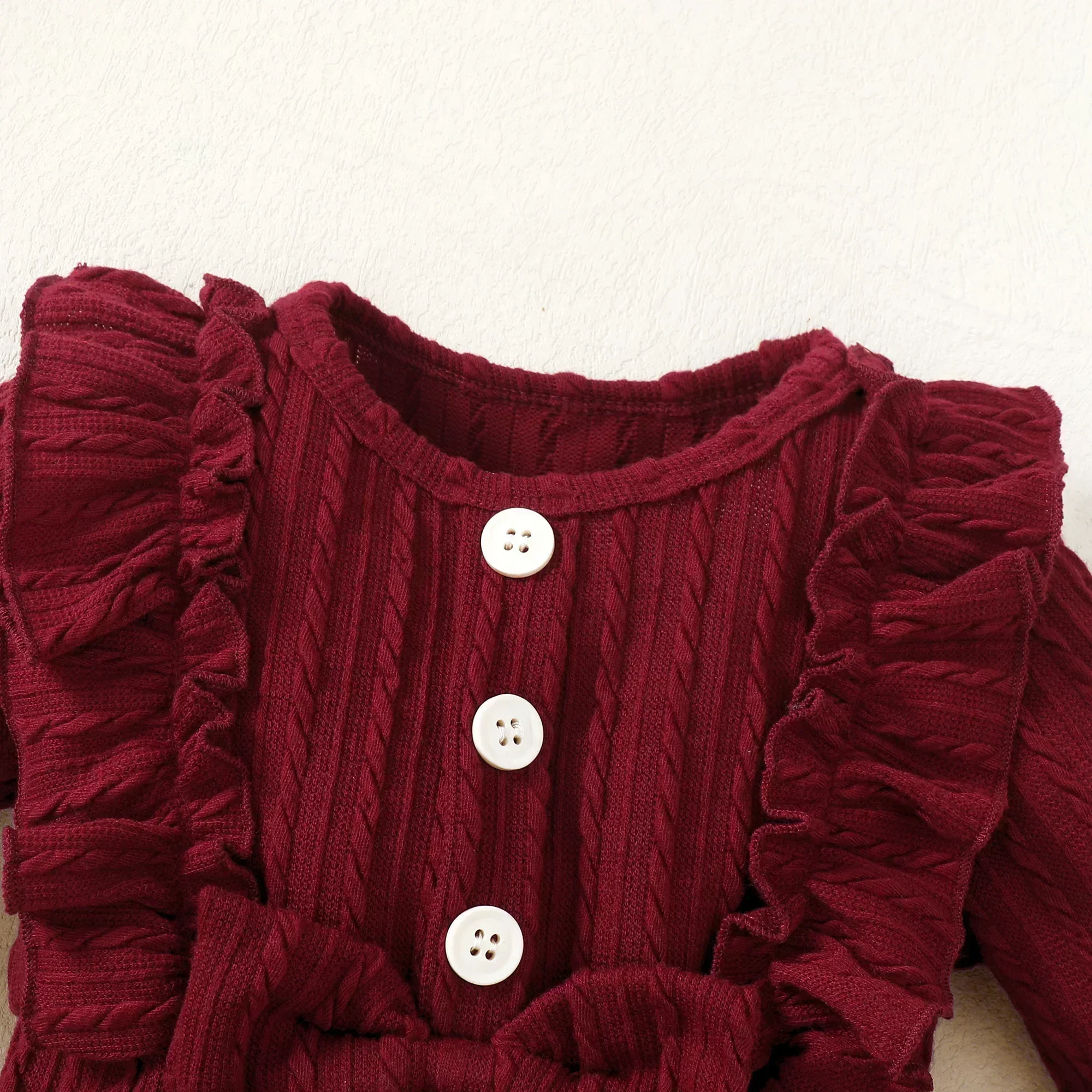 3PCS Baby Girl Romper Outfit Set 3