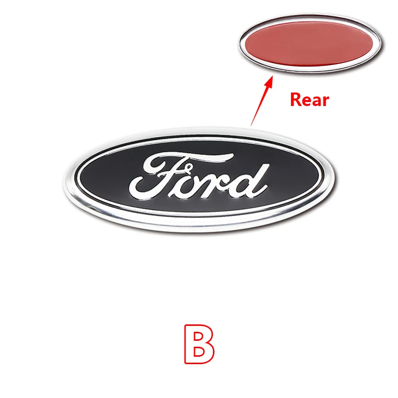 Premium 3D Aluminum Steering Wheel Emblem Badge - Universal Fit