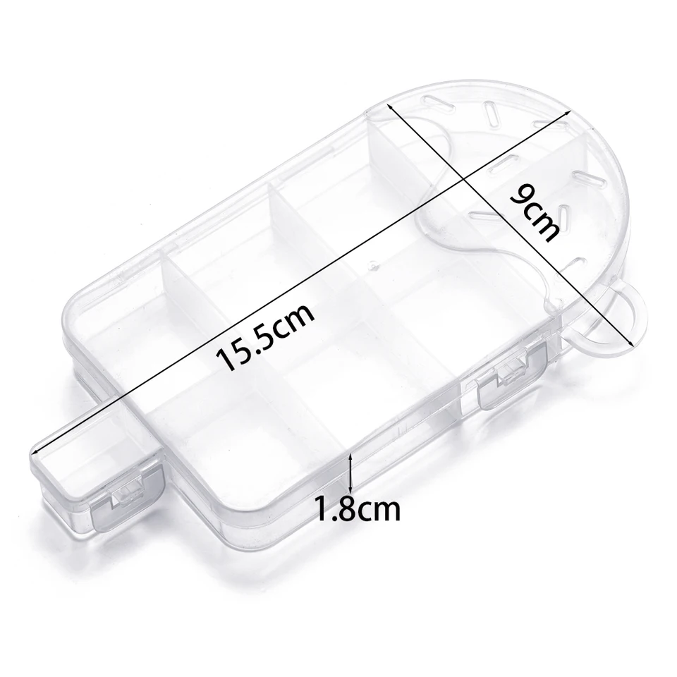 Kurtzy Doorzichtig Plastic Kralen Opslag Organizer Doos - 30
