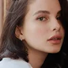 1 Pair Implant Grade F136 Titanium Minimalist Huggie Hoop Earrings Helix Rook Lobe Conch Simple Hoops Ear Piercing  8/10/12mm 5