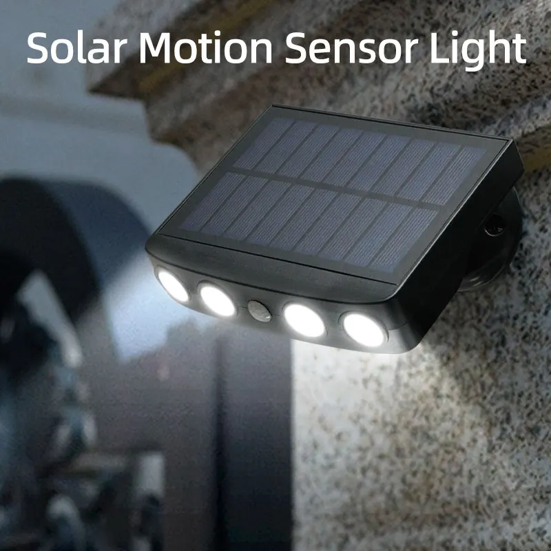 Maetff Solar LED outdoor street lamp motion sensor wall lamp waterproof solar floodlight LED courtyard