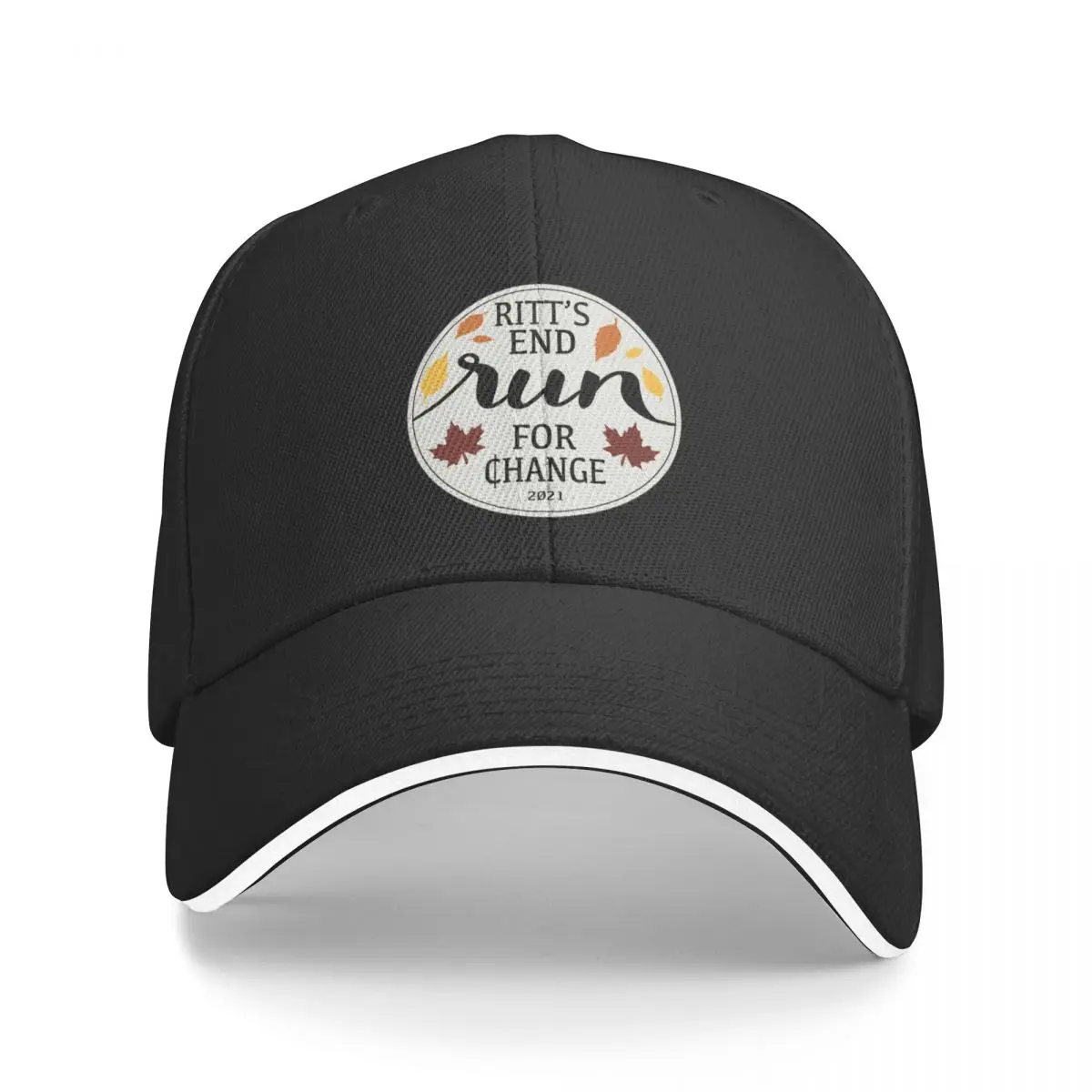 

New Ritt's End Run For Change Baseball Cap Sun Hat For Children Military Cap Man Christmas Hat Anime Hat Hat For Women Men's