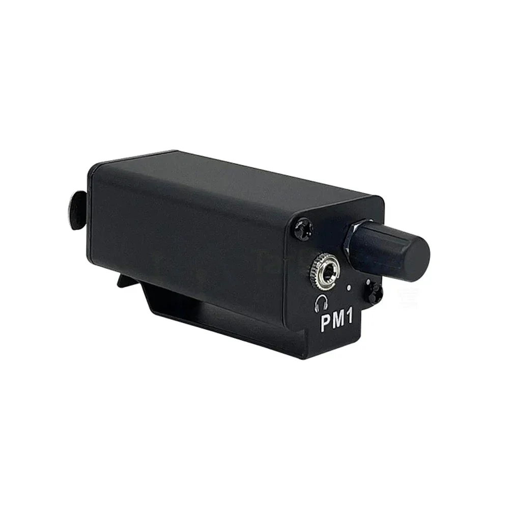 미니 헤드폰 앰프 XLR to 3.5MM 오디오 인터페이스 앰프 컨버터 클립 마운트 휴대용 헤드폰 앰프 컨버터