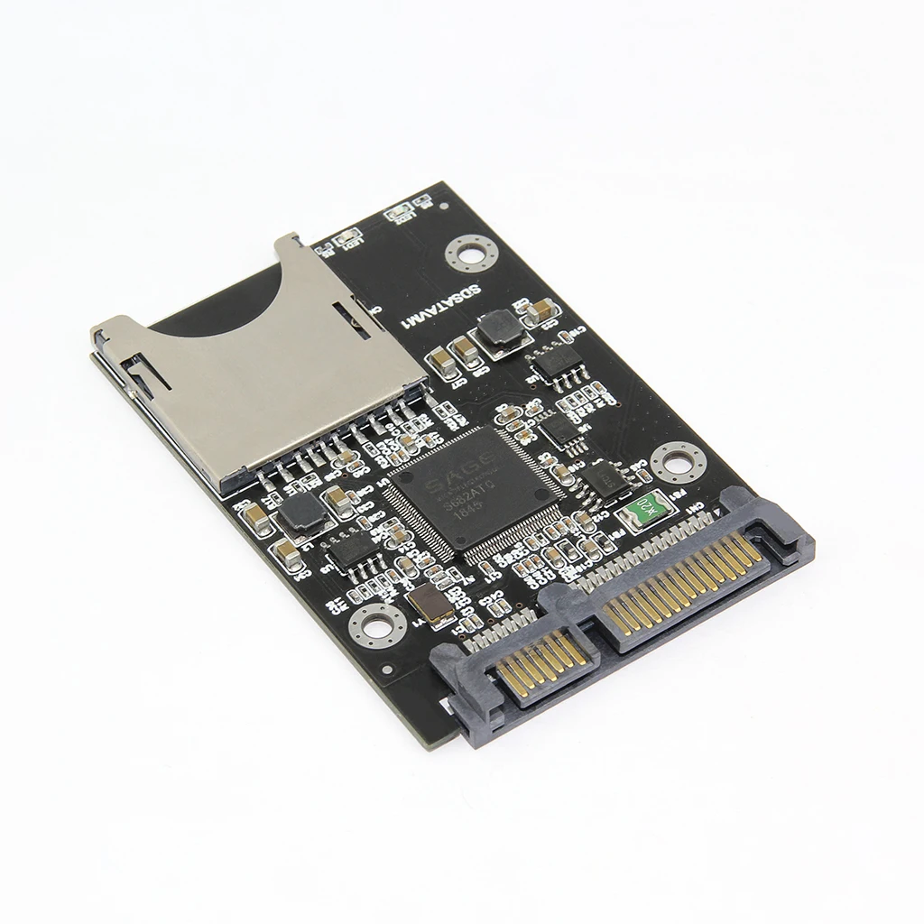 Adaptador Conversor sd para Sata Sata 15pin Mais 7pin Ssd Sata3 Sataii com Caixa de Plástico - Imagem 2