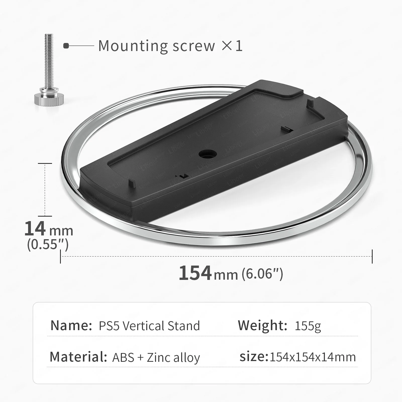 Portable Metal Vertical Stand for PS5 Slim/Pro Digital Disk Version thumbnail 7