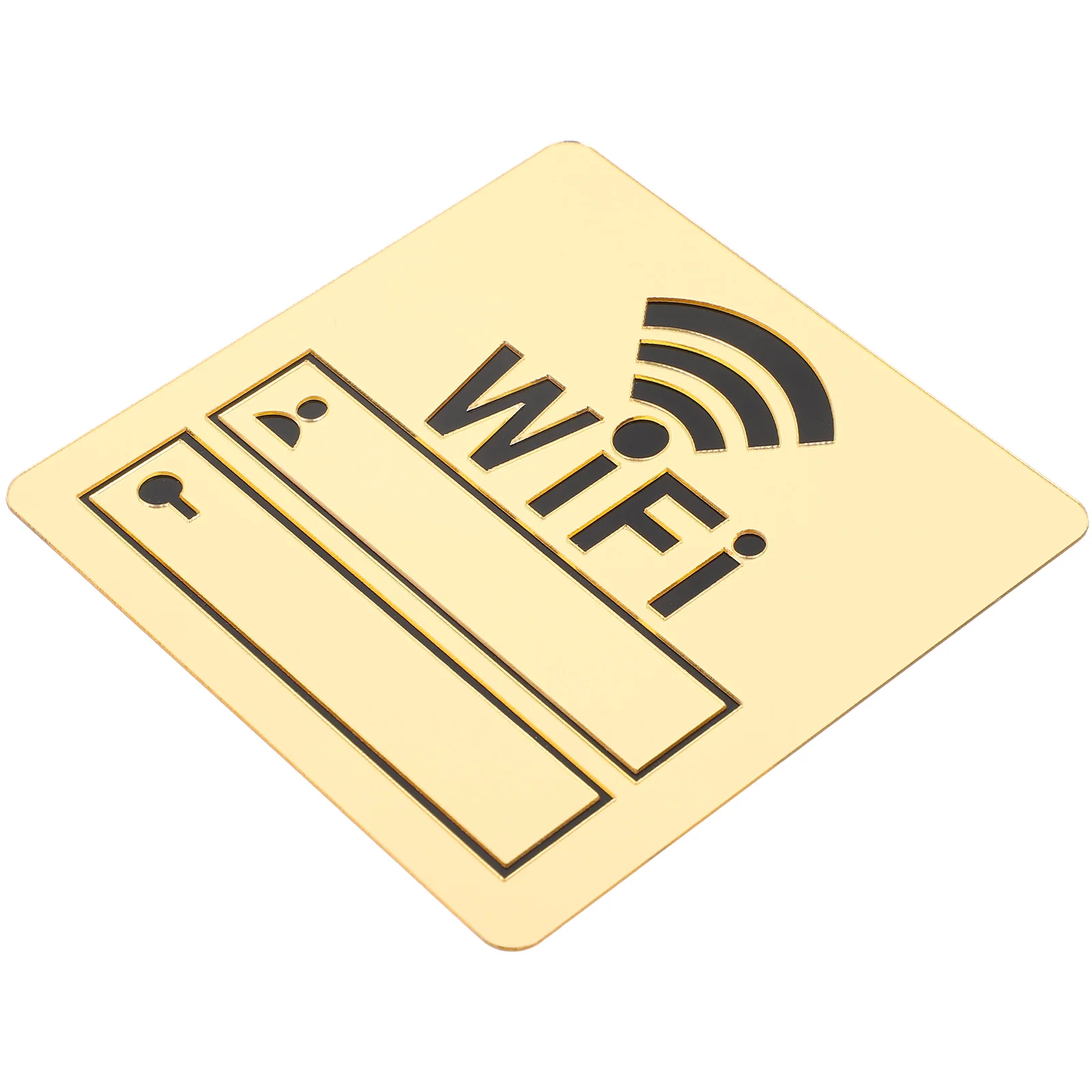 

Acrylic Wifi Sign Hotel Wireless Network Sign Account And Password Wifi Sign Accessory