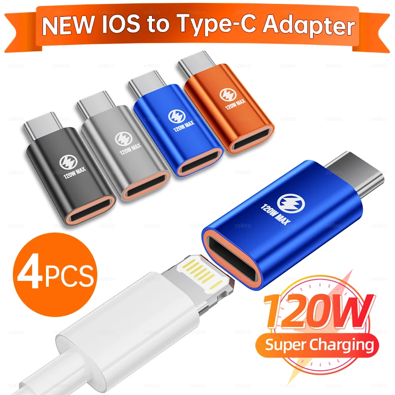 번개 여성용 유형 C USB 남성용 어댑터 PD 30W 27W iOS iPhone 15 14 Pro Max iPad mini Air US..