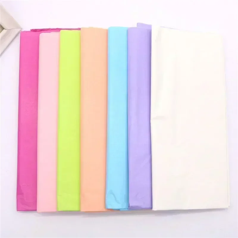 10 시트 50*66cm 하트 티슈 페이퍼 꽃 꽃다발 꽃집 웨딩 생일 파티 선물 포장 장식 DIY 공예 포장
