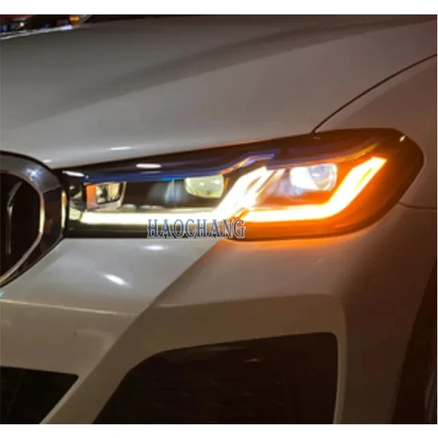 Kfz-Scheinwerferabdeckungen, kompatibel for BMW 5er G30 G38 520 523 525 528  530 2017–2020. Scheinwerfergehäuse, transparente Abdeckung, Lampenschirm