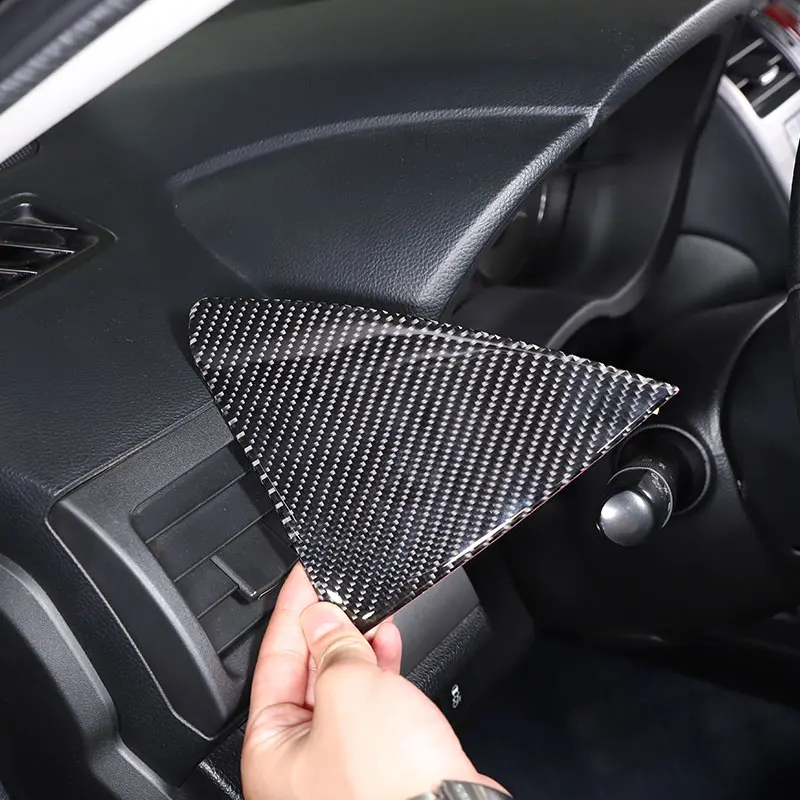 

For Subaru Forester 2013-18 Soft Carbon Fiber Car Central Control Dashboard Both Sides Panel Cover Trim Stickers Car Accessories