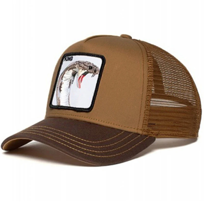 Summer Embroidery Outdoor Baseball Cap American Trucker Hat Sport Net Mesh Caps_voghion.com