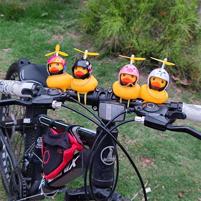 Bakodiu Ente Fahrradklingel - LED-Licht Fahrradklingel Gelb Kinder  Gelbe  Ente, Auto-Armaturenbrett-Dekorationen, niedliche  Propeller-Lenker-Fahrradhupen für Kinder : : Sport & Freizeit