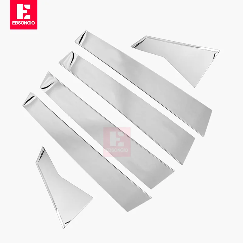 

6 шт., накладки на окна, из нержавеющей стали, для Honda Civic 10-2016