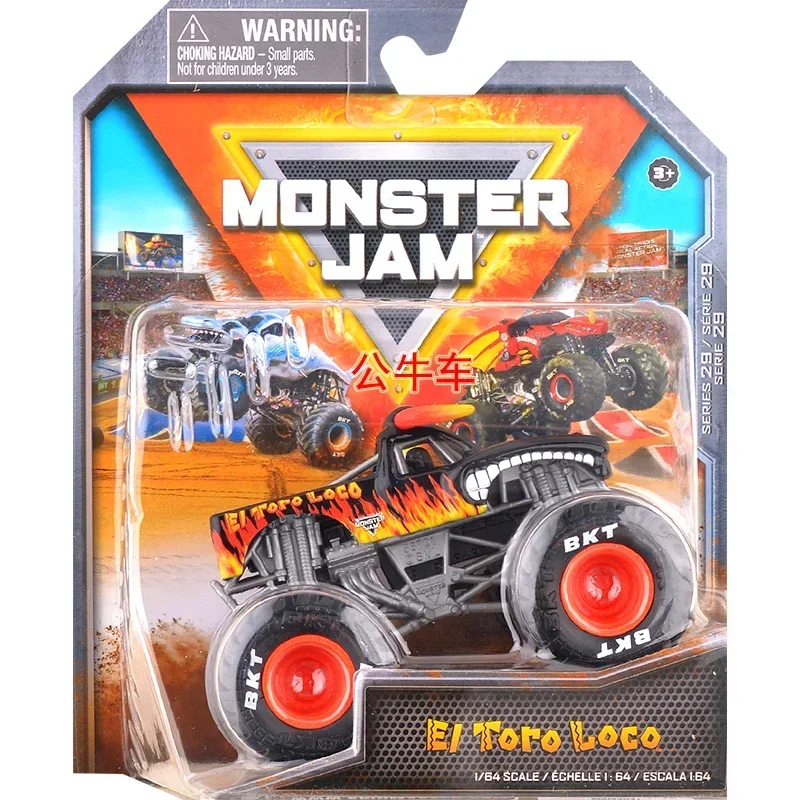 thumbnail image 1 of Camión de juguete de aleación fundida a escala 1:64 Monster Mutt Jam Grave Digger Monster Truck para niños todoterreno, 1 of 5